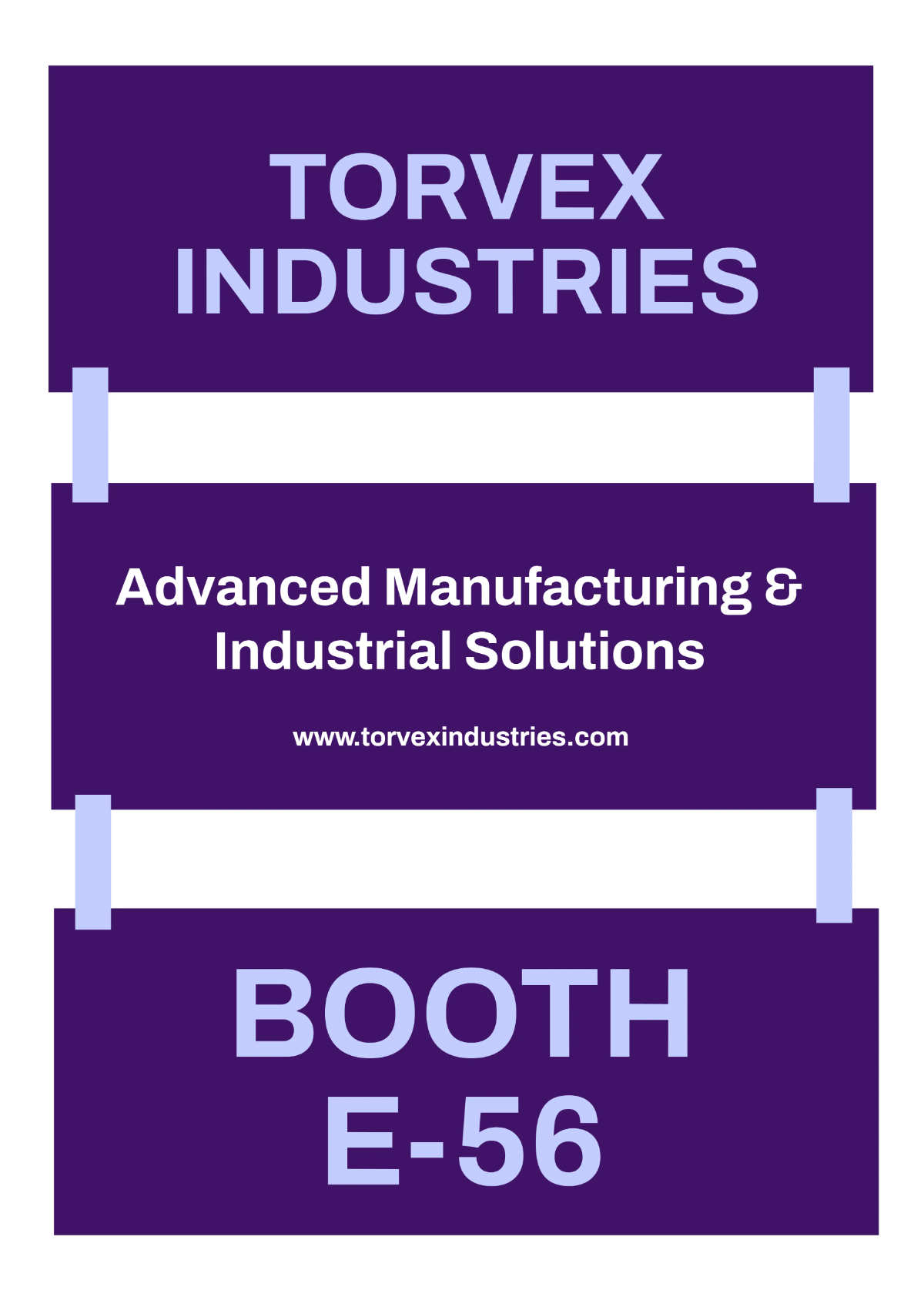 Creative Art Fair Trade Show Sign Template