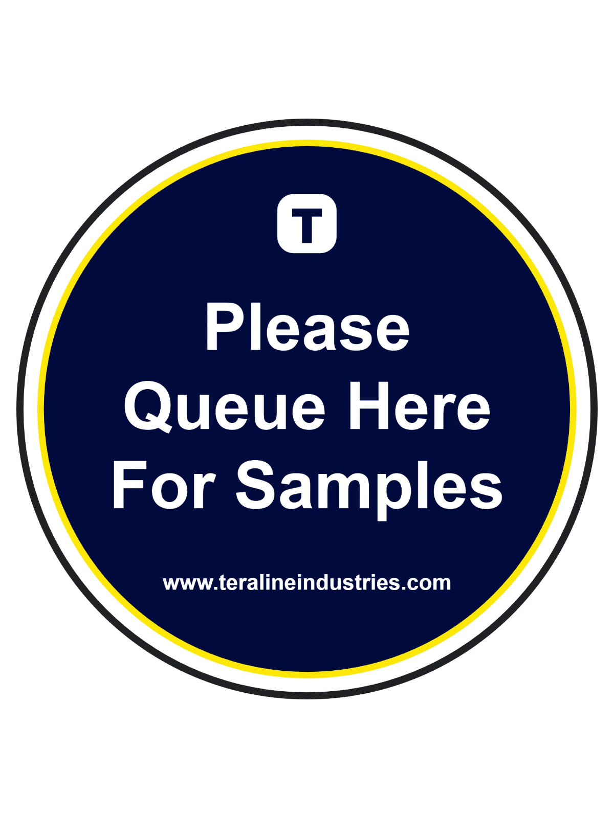 Exhibitors Trade Show Floor Sign Template