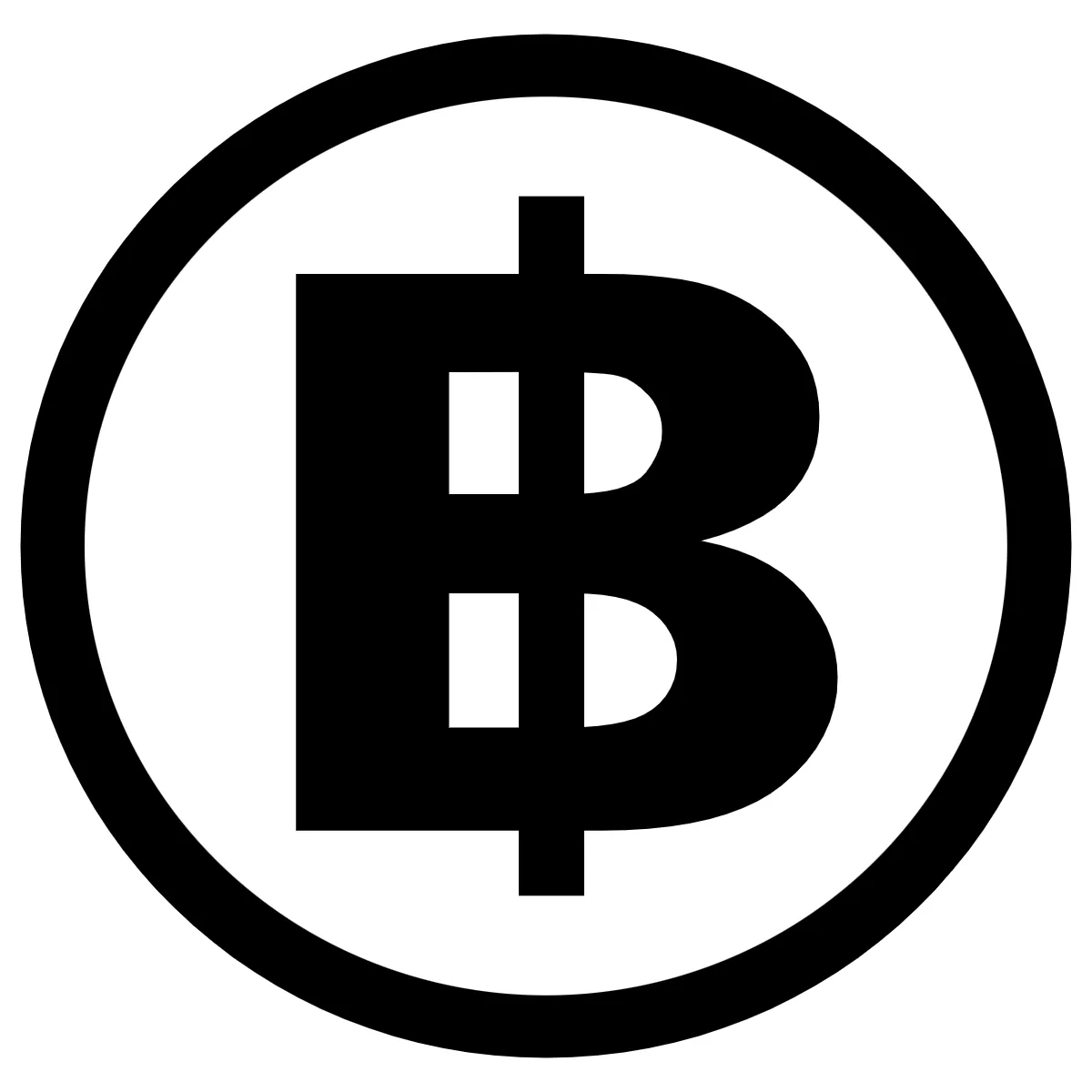 Free Baht Money Sign Template to Edit Online