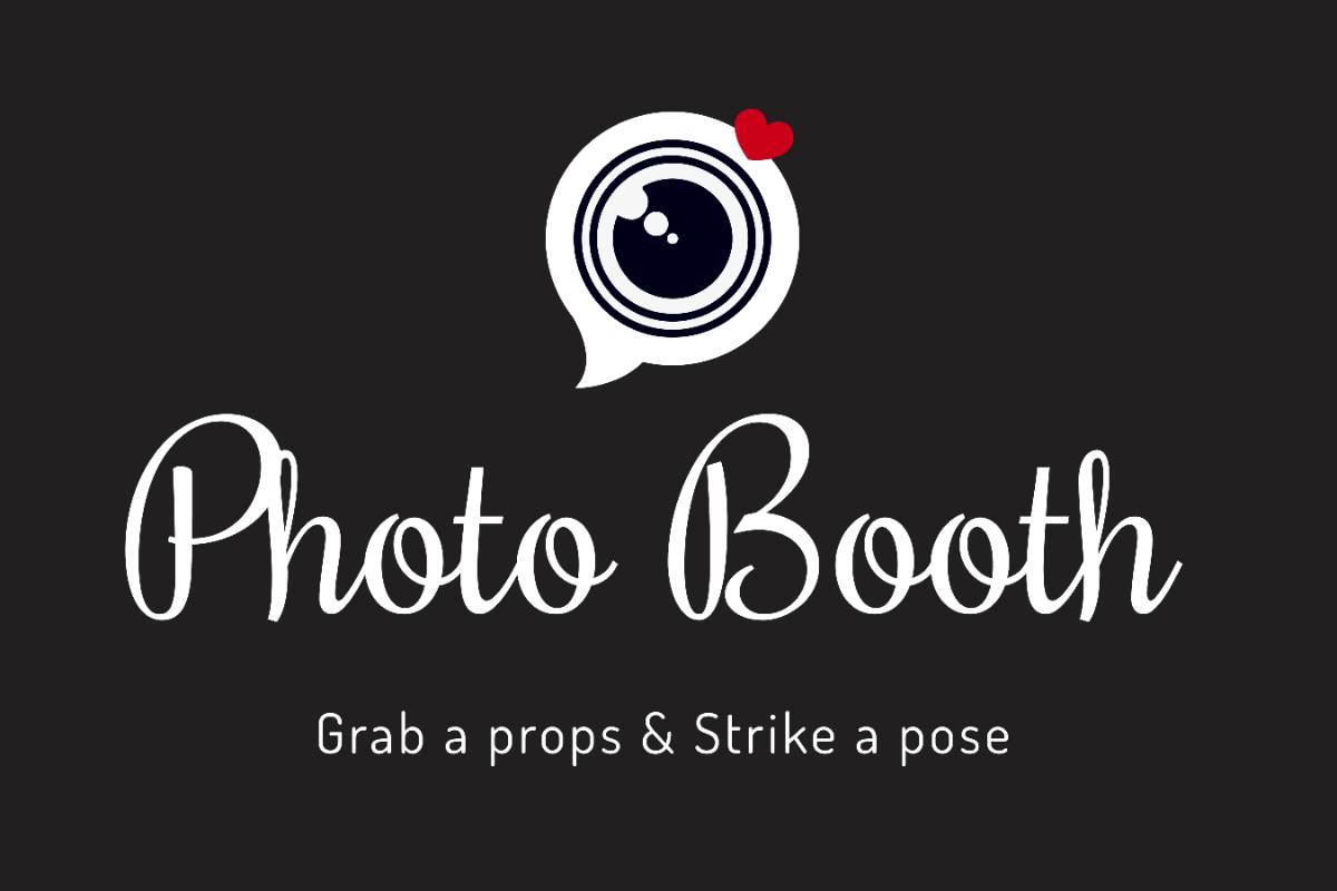 Free Wedding Photobooth Sign Template to Edit Online