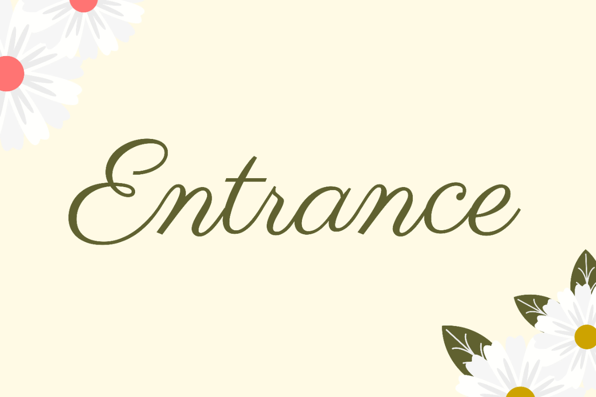Free Creative Entrance Sign Template to Edit Online