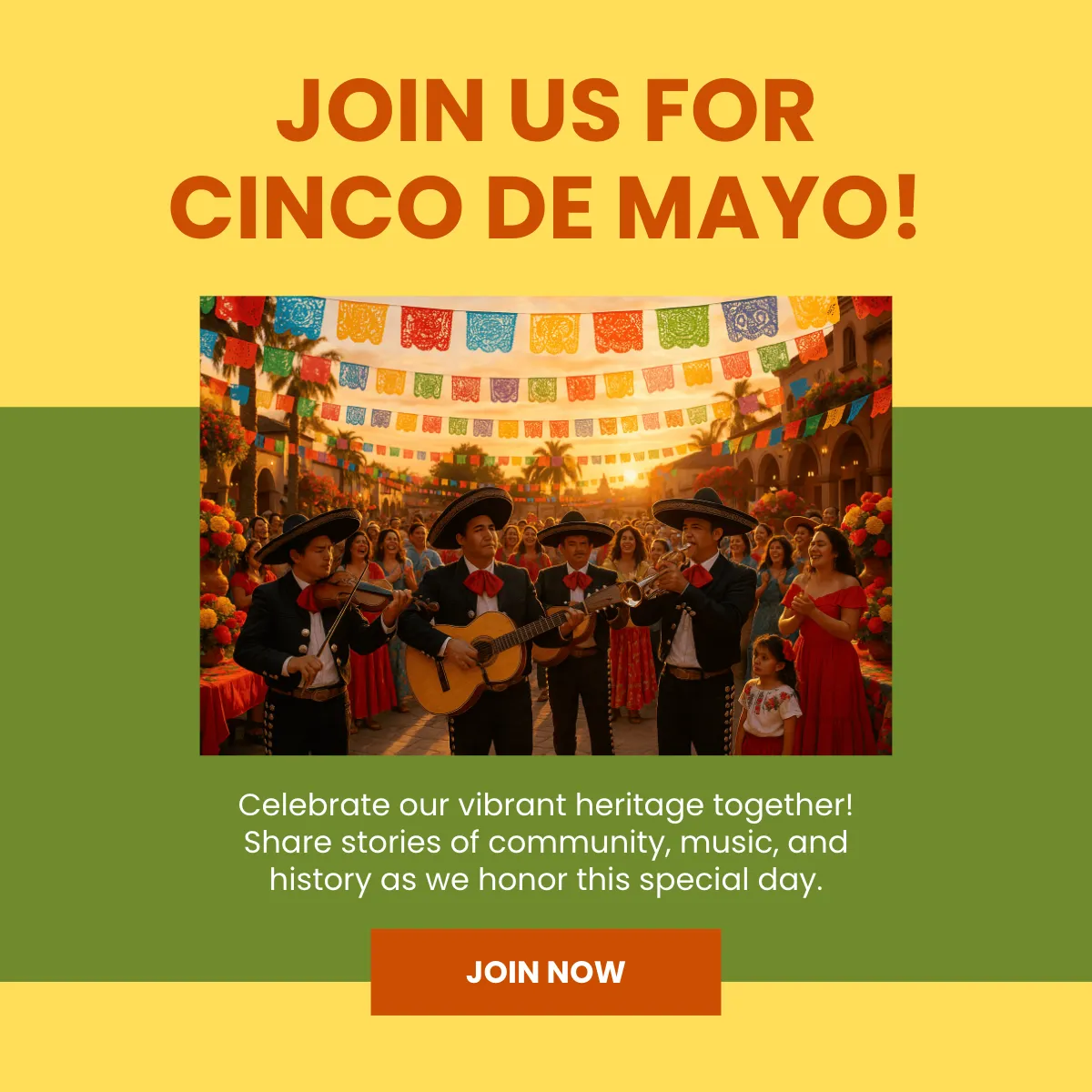 Free Cinco De Mayo Linkedin Post Template to Edit Online