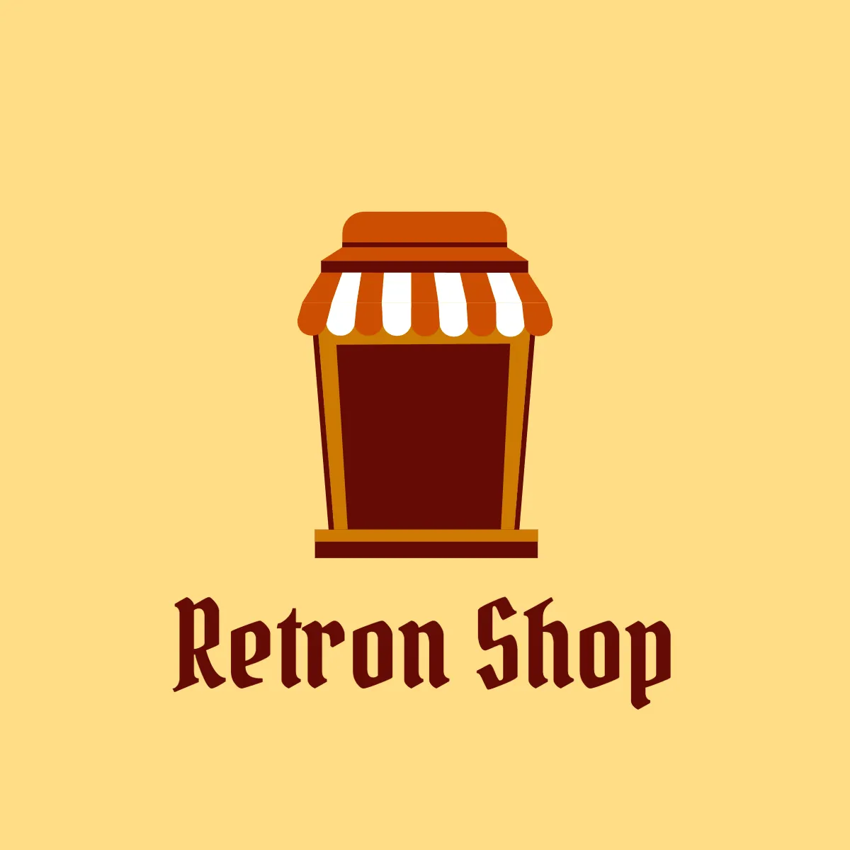 Free Retro Shop Logo Template to Edit Online