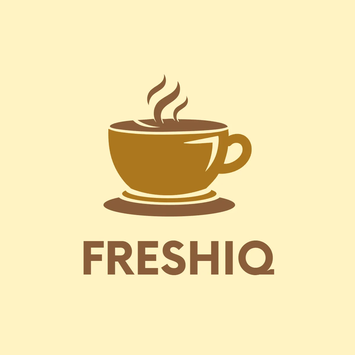 Free Fresh Brew Coffee Logo Template to Edit Online