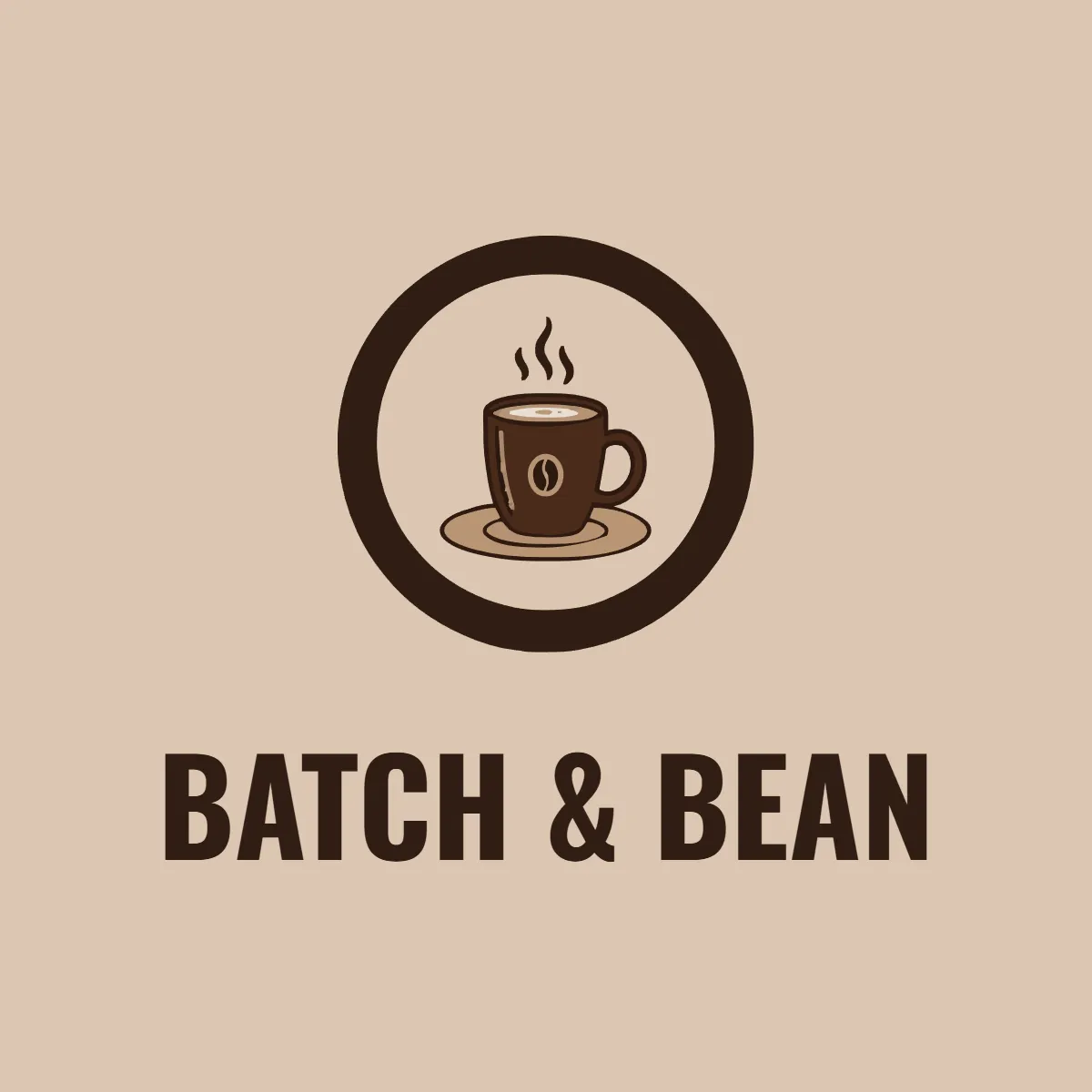 Free Small Batch Coffee Logo Template to Edit Online