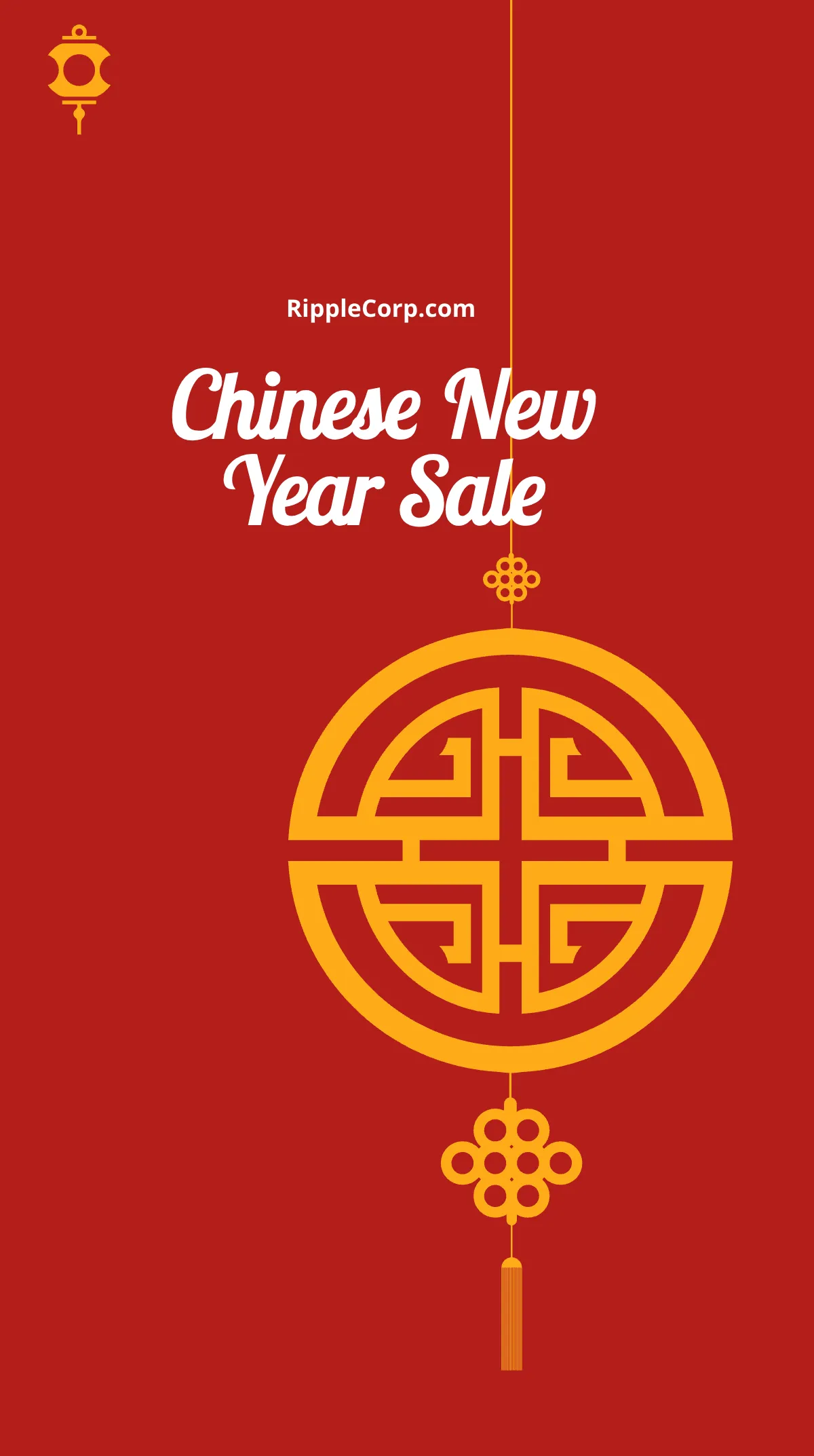 Free Chinese New Year Sale Instagram Story Template to Edit Online