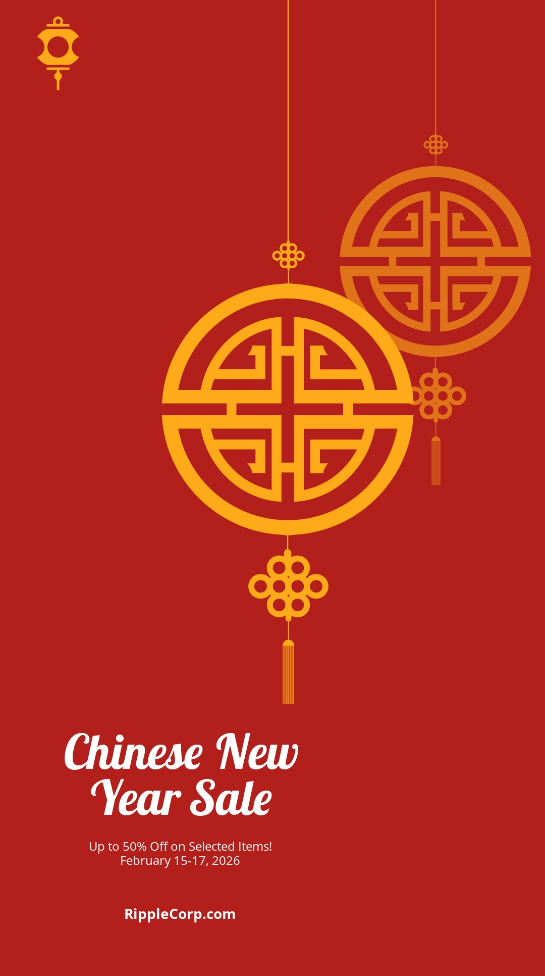 Chinese New Year Sale Snapchat Geofilter Template.jpe