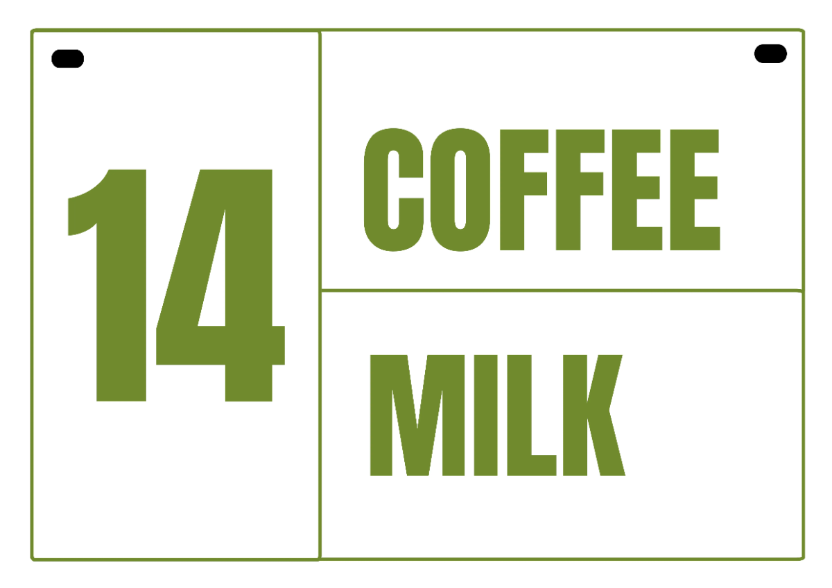 Hanging Retail Sign Template