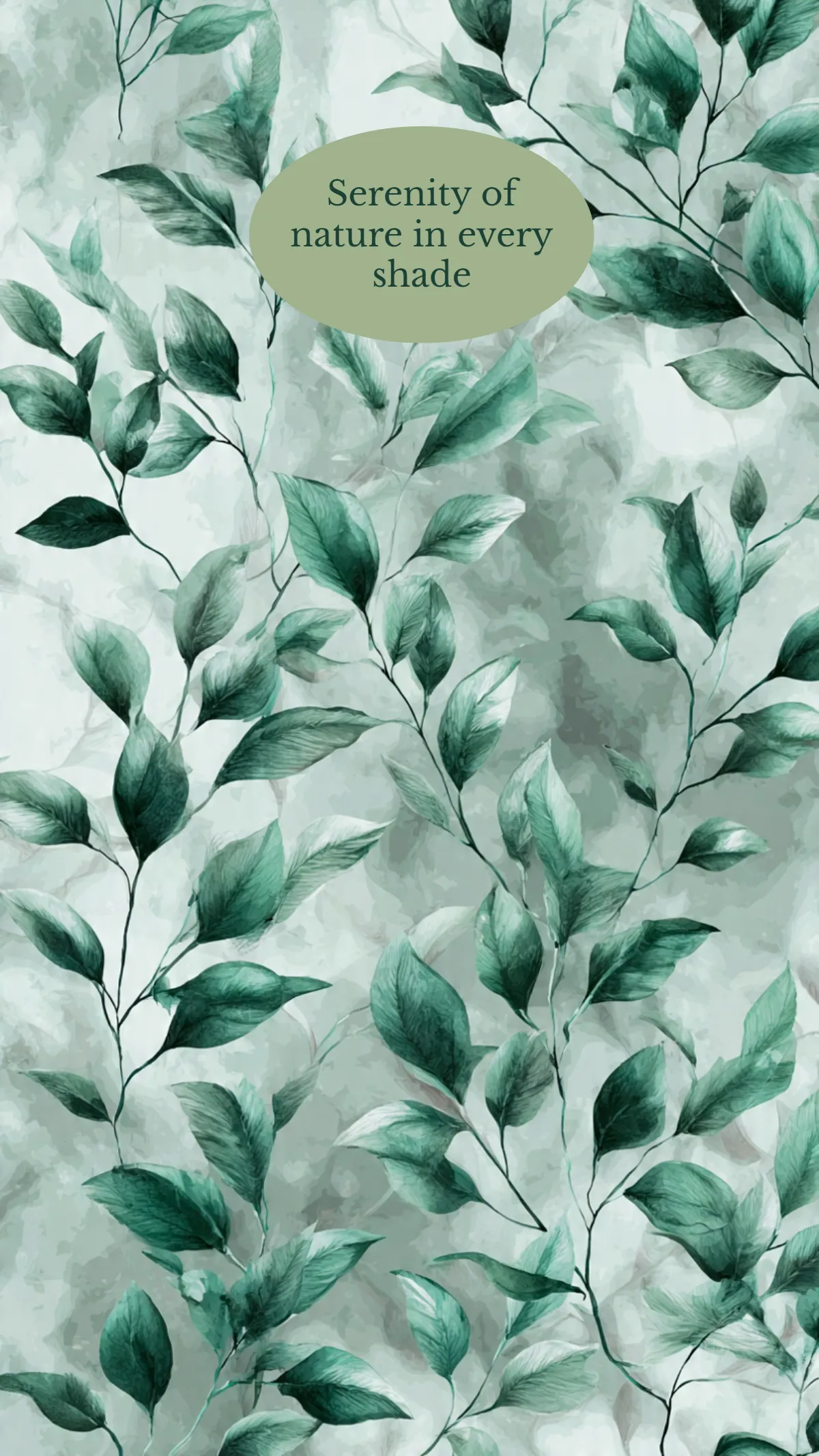 Free Watercolor Sage Green Wallpaper Template to Edit Online