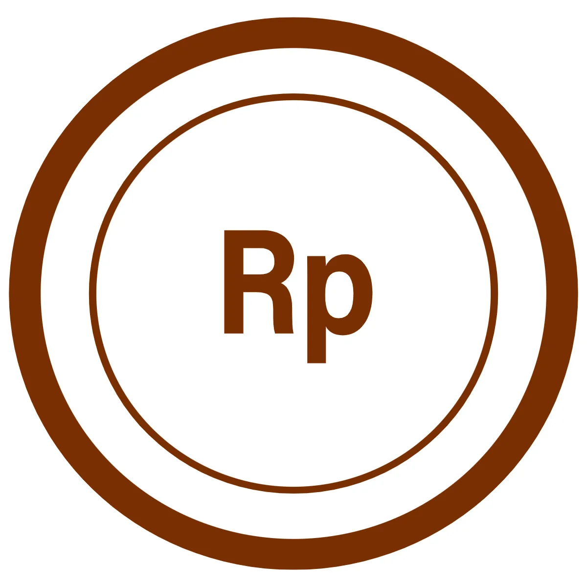 Indonesian Rupiah Money Sign Template