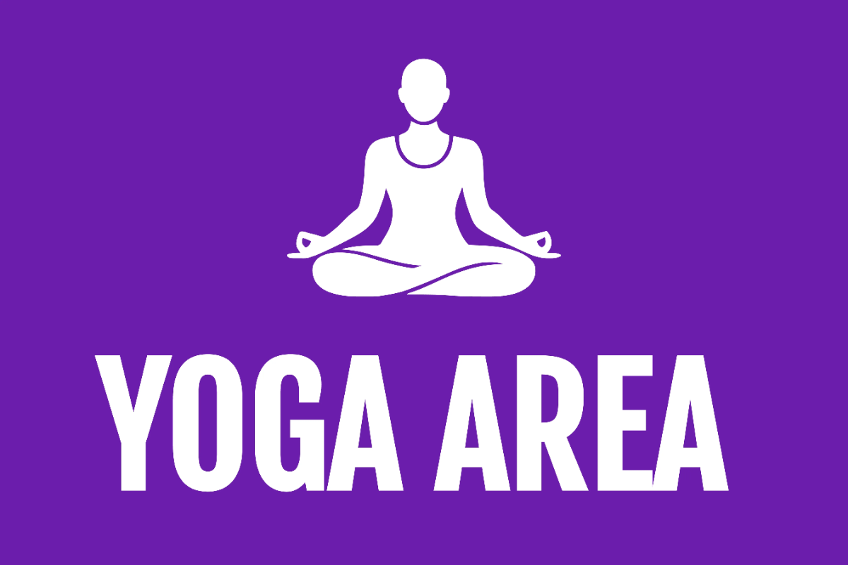 Yoga Area Sports Sign Template