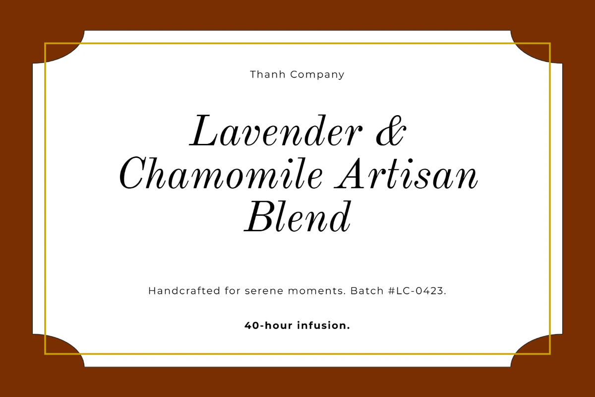 Free Artisanal Label Template to Edit Online Free Artisanal Label Template to Edit Online