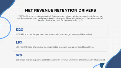 Free Growth & Revenue Metrics Startup Pitch Deck to Edit Online