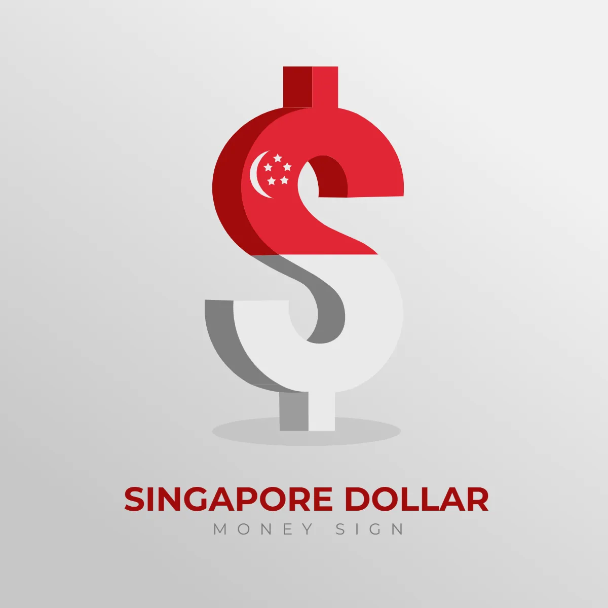 Free Singapore Dollar Money Sign Clip Art Template to Edit Online