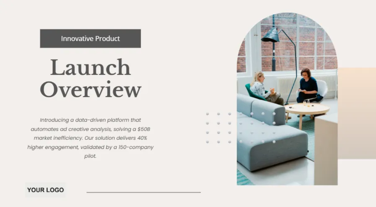 Free Launch Product Crowdfunding Pitch Deck Template to Edit Online