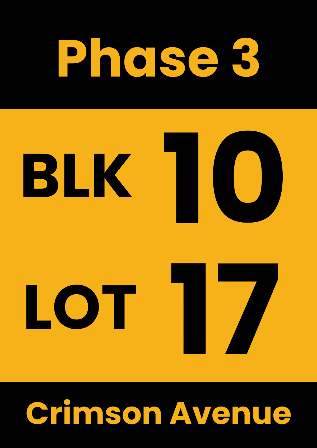 Free Home Address Real Estate Sign Template to Edit Online