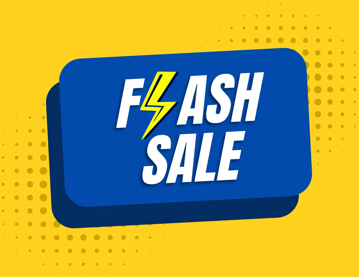 Free Flash Sale Retail Sign Template to Edit Online