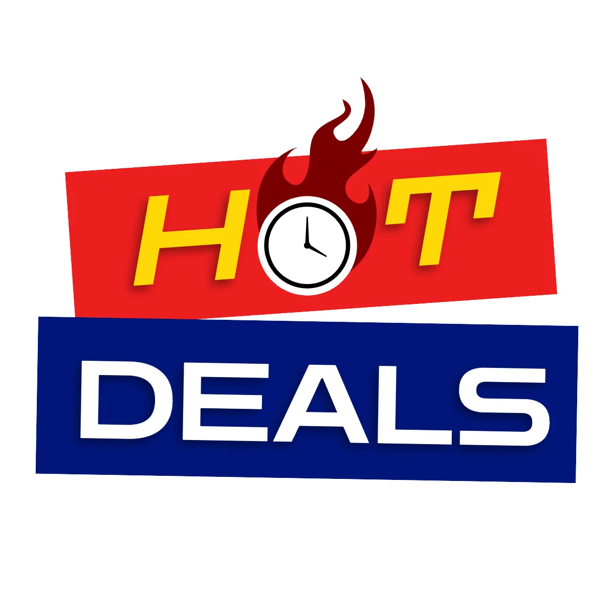 Hot Deals Retail Sign Template