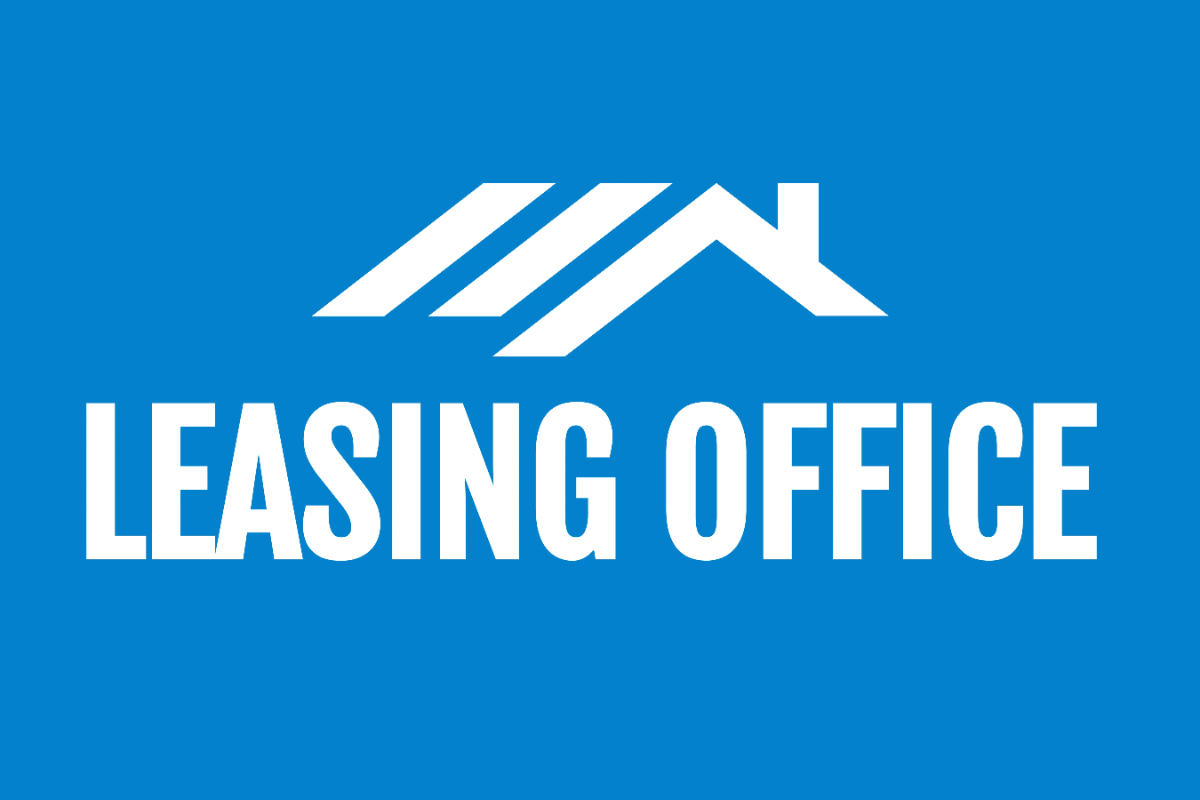 Leasing Office Open Real Estate Sign Template