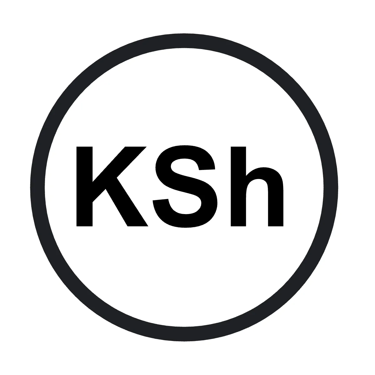 Kenyan Shilling Money Sign Template