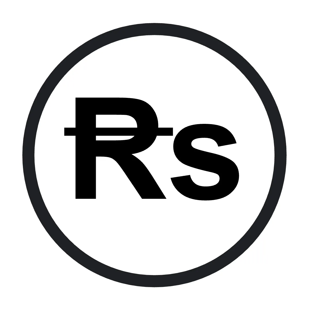 Nepalese Rupee Money symbol Template