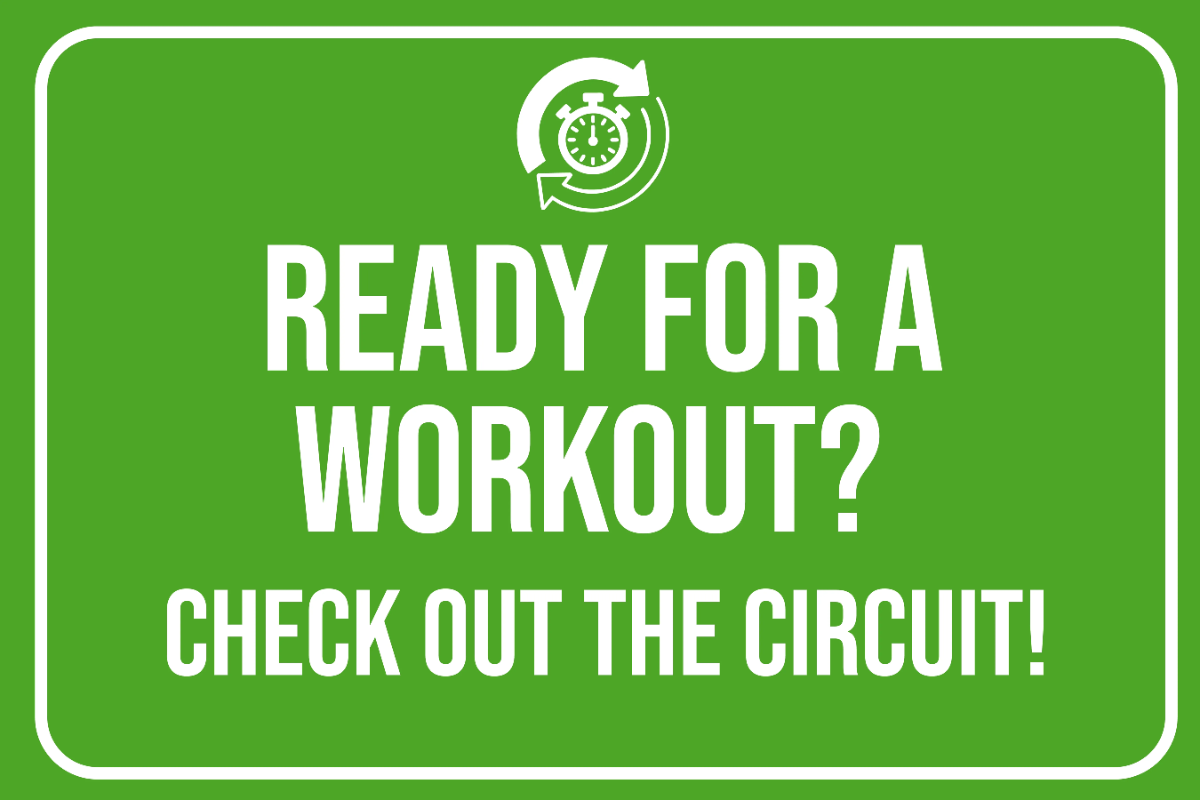 Fitness Circuit Sports Sign Template
