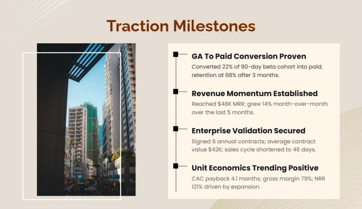 Free Simple and Elegant Gradients Pitch Deck Template to Edit Online