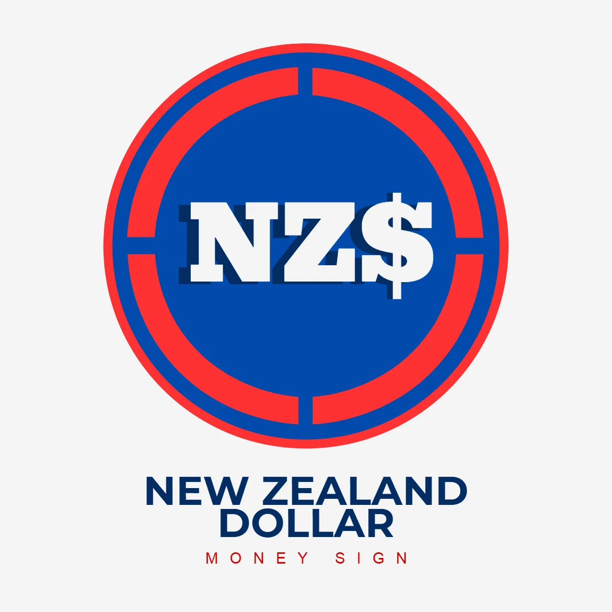 Free New Zealand Dollar Money Sign Clip Art Template to Edit Online