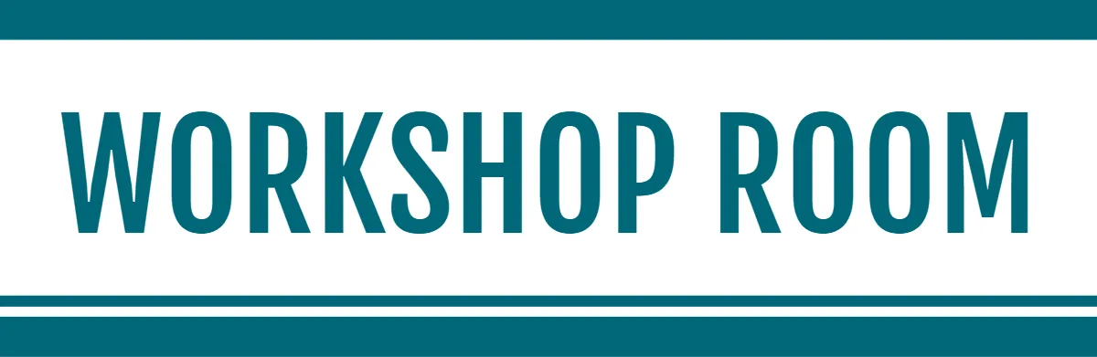 Workshop Room Trade Show Sign Template