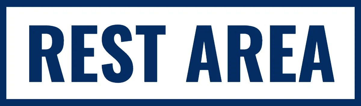 Rest Area Trade Show Sign Template