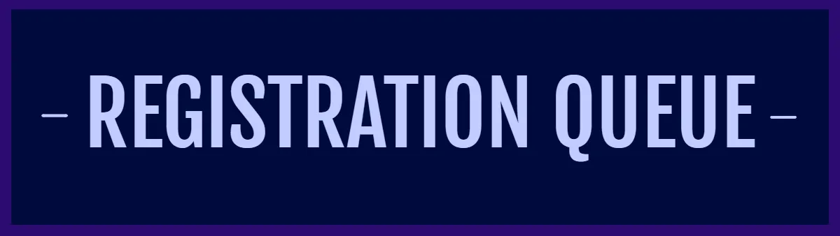 Registration Queue Trade Show Sign Template