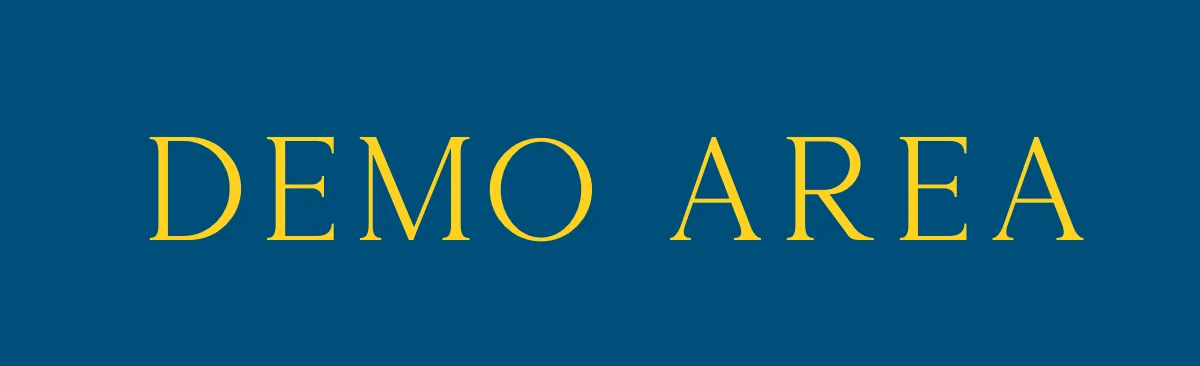 Demo Area Trade Show Sign Template