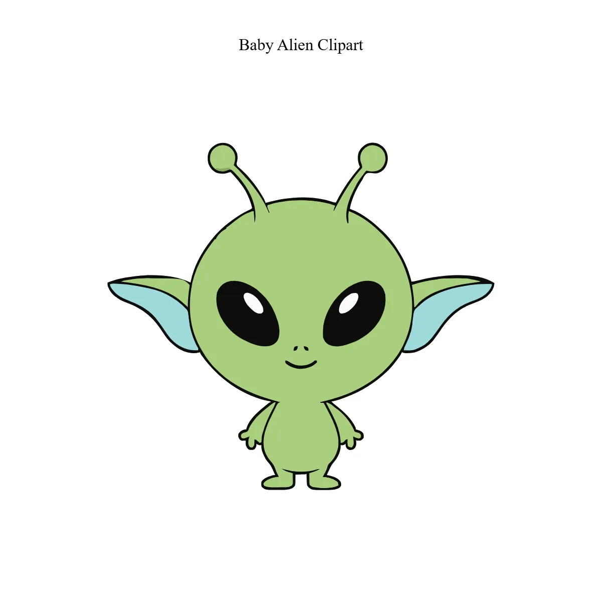 Free Baby Alien Clipart Template to Edit Online