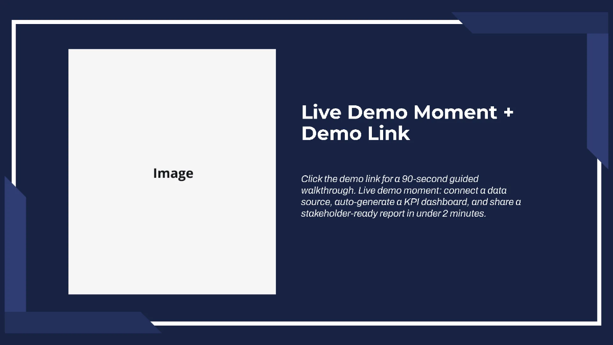 Free Product Demonstration Funding Pitch Deck Template to Edit Online