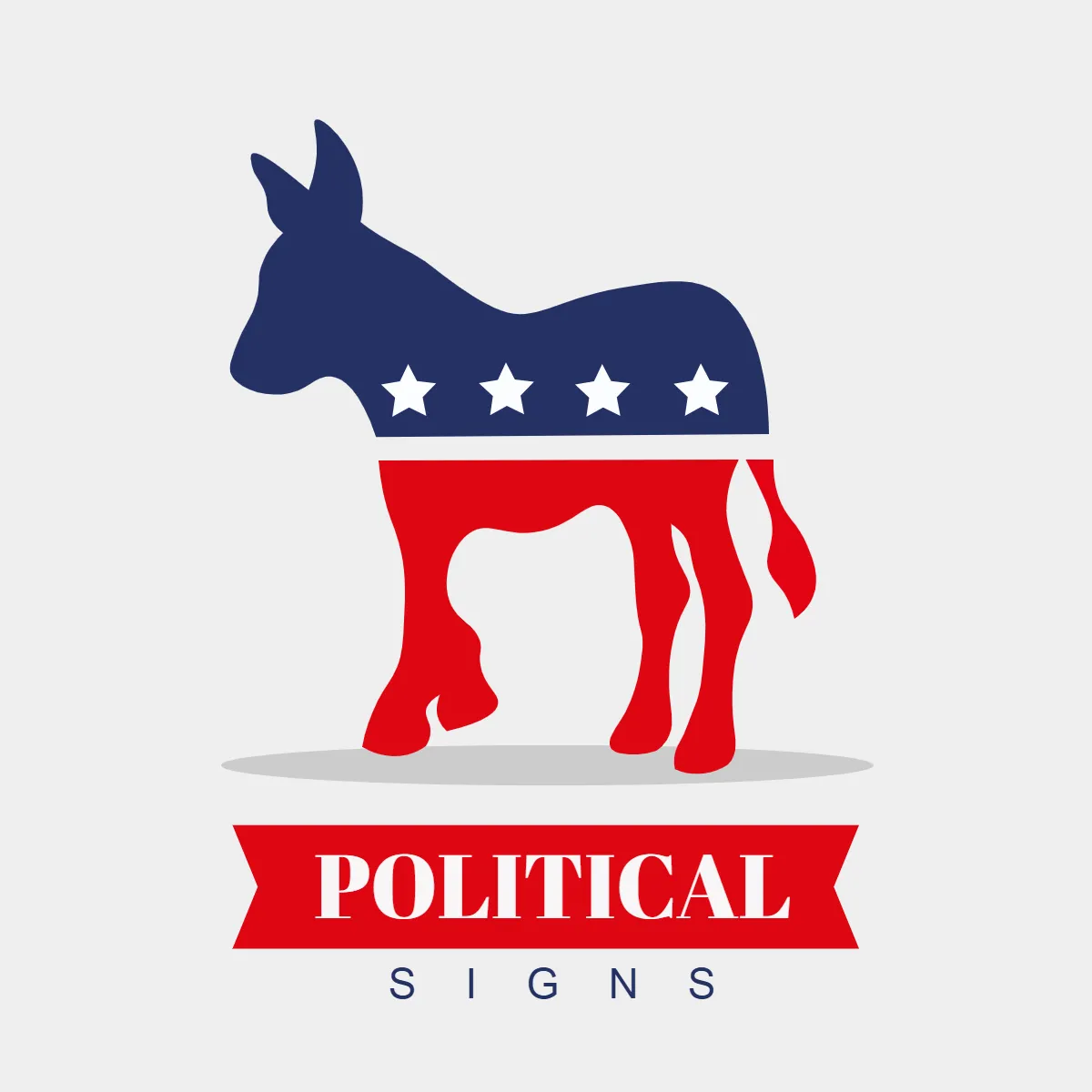Signs Political Clip Art Template