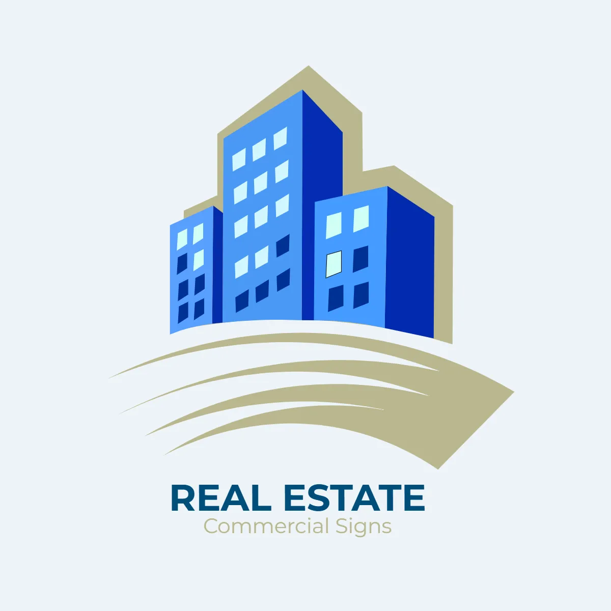 Free Commercial Signs Real Estate Clip Art Template to Edit Online