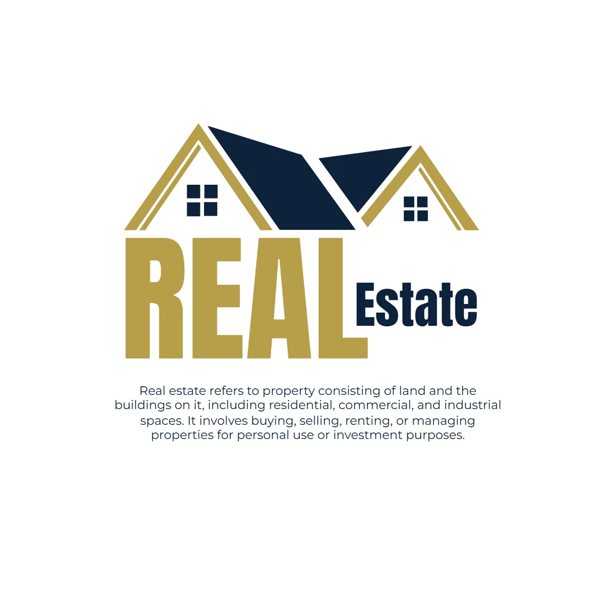 Real Estate House Signs Clip Art Template