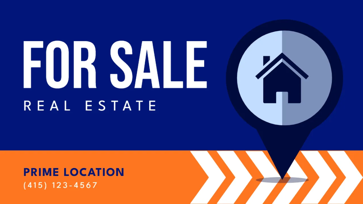 Prime Location Real Estate Sign Template