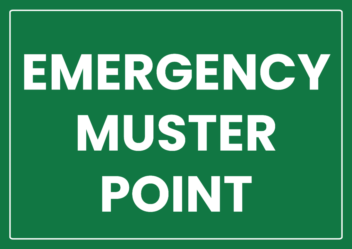 Free Muster Point Mining Sign Template to Edit Online