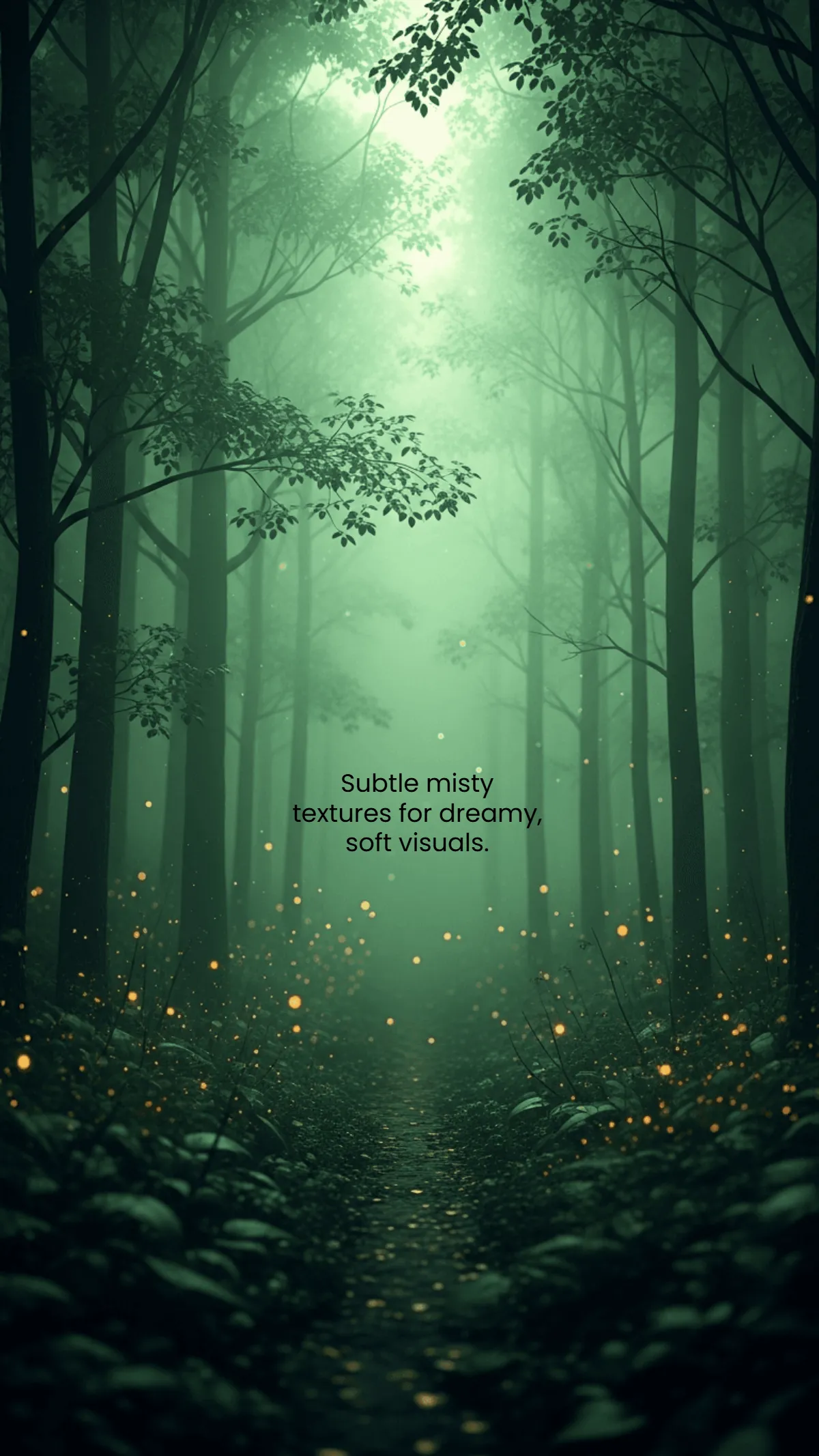 Free Sage Green Misty Wallpaper Template to Edit Online