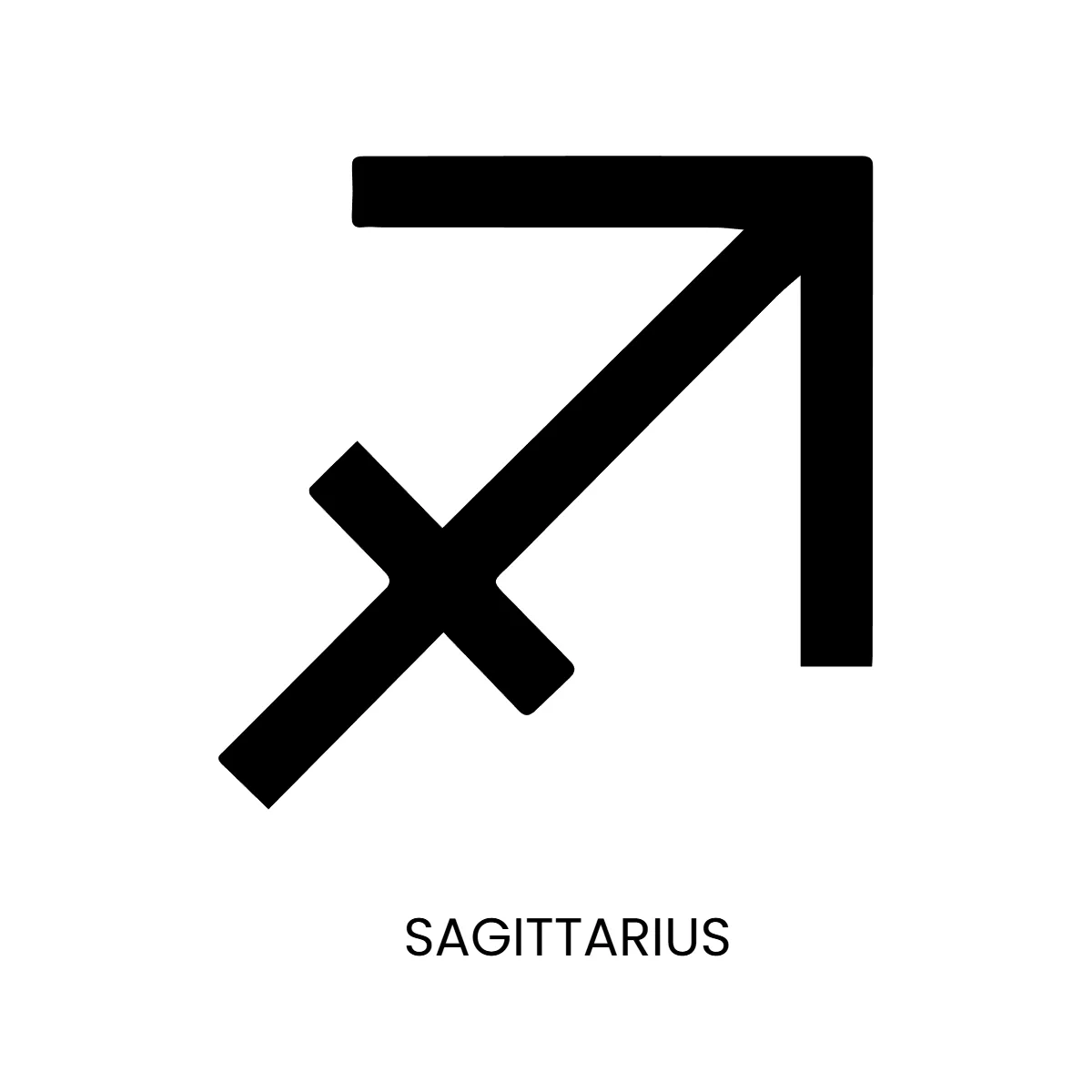 Free Sagittarius Zodiac Symbol Sign Template to Edit Online