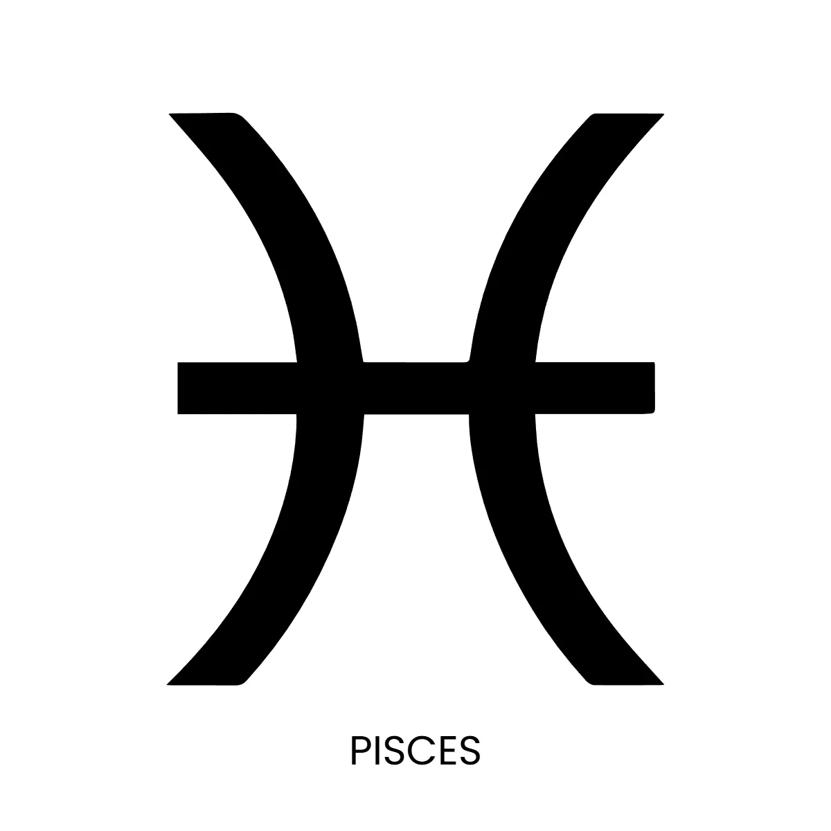 Free Pisces Zodiac Symbol Sign Template to Edit Online