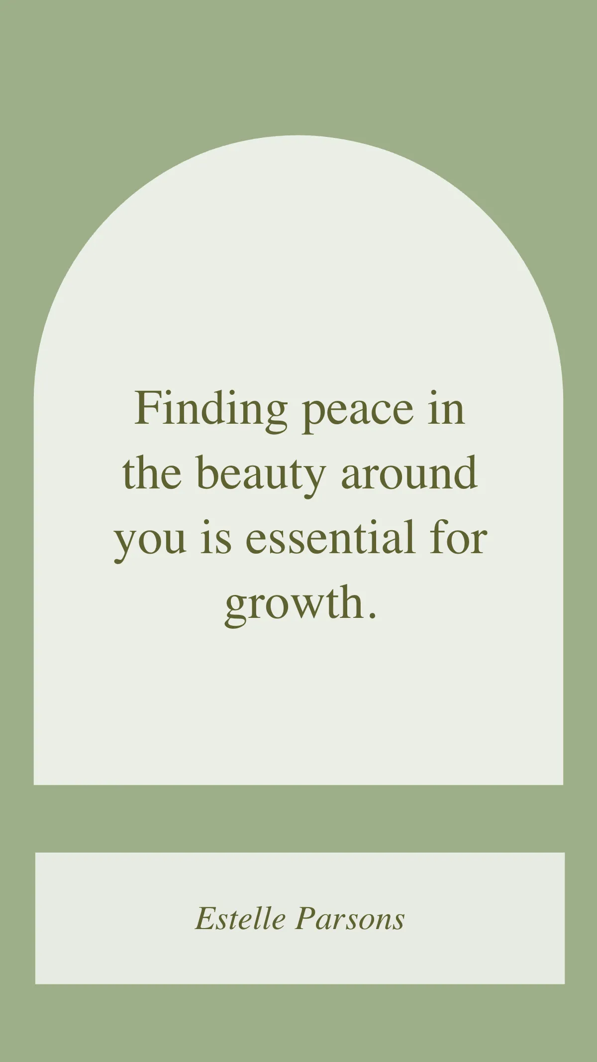 Free Sage Green Inspirational Quote Template to Edit Online