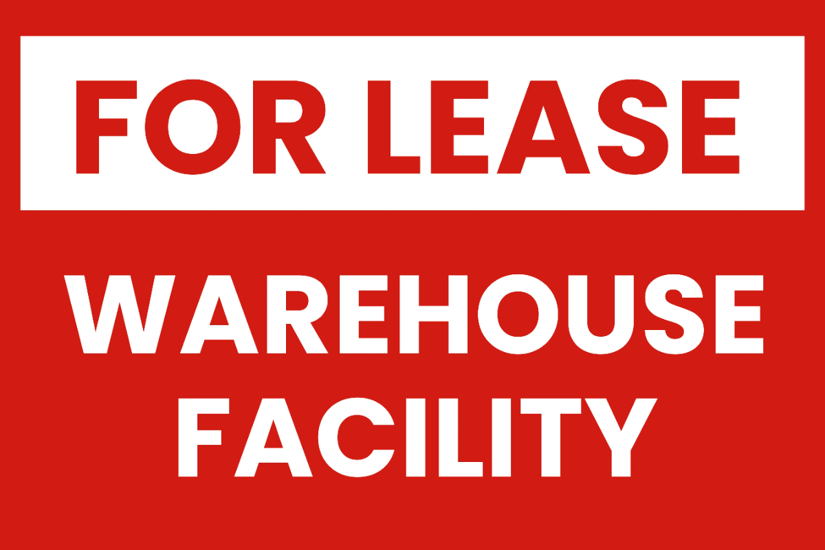 Free Warehouse Facility Real Estate Sign Template to Edit Online