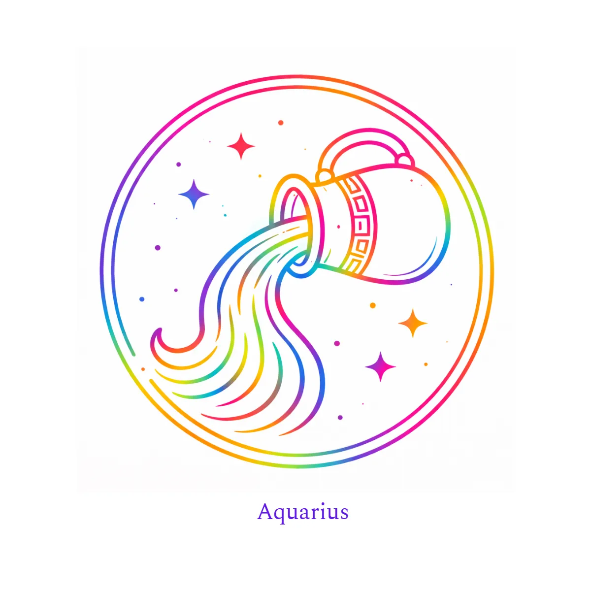 Free Aquarius Emblem Sign Template to Edit Online