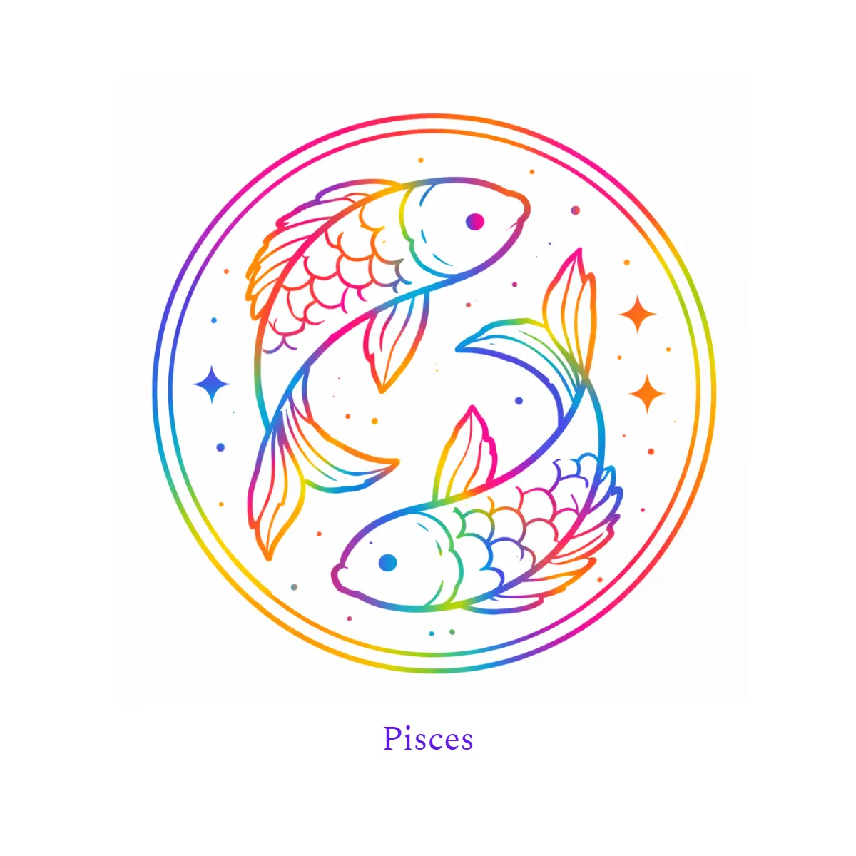 Free Pisces Emblem Sign Template to Edit Online