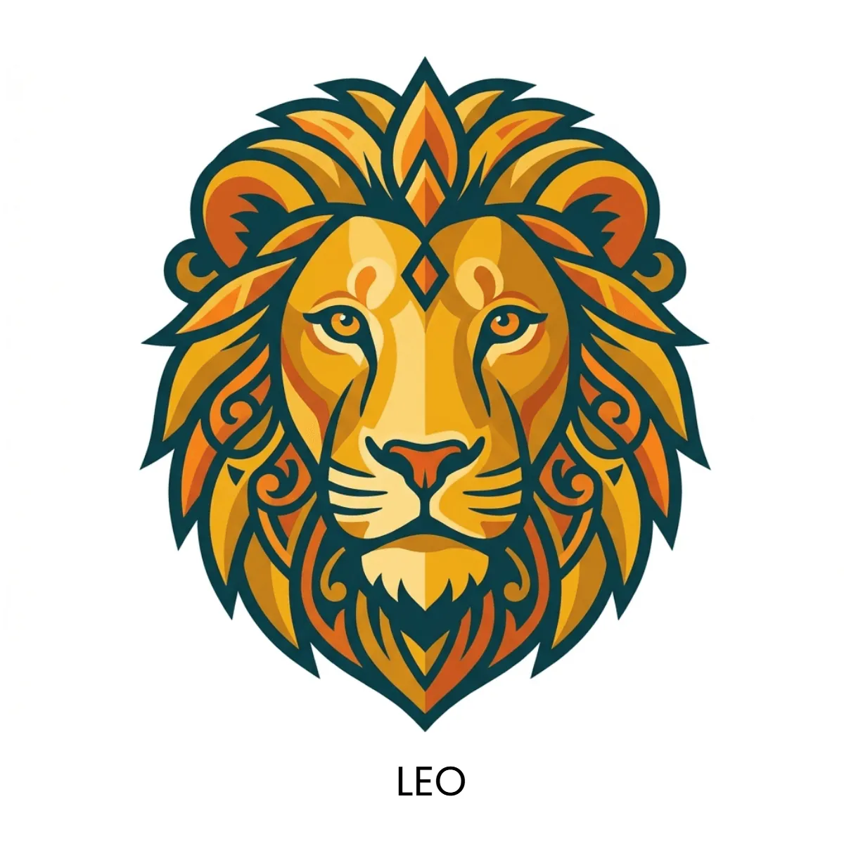Free Leo Zodiac Emblem Sign Template to Edit Online