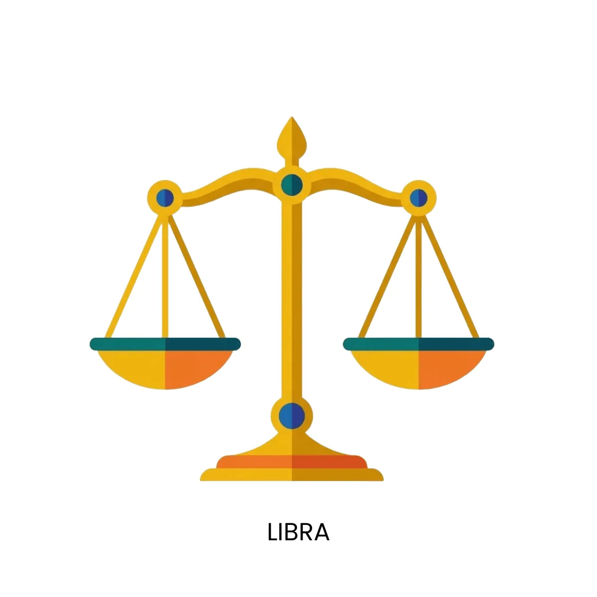 Free Libra Zodiac Emblem Sign Template to Edit Online