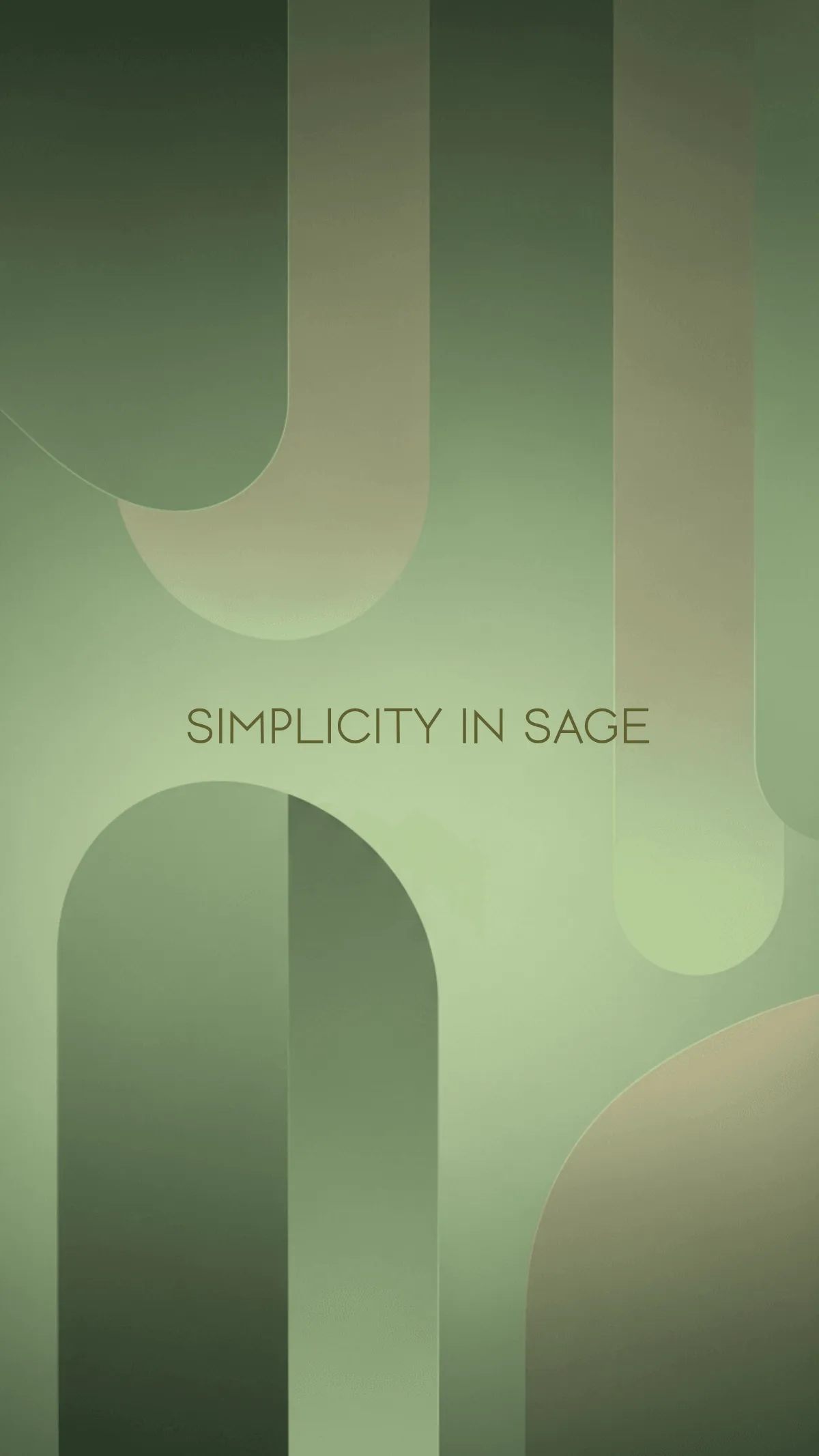 Free Sage Green Minimal Wallpaper Template to Edit Online