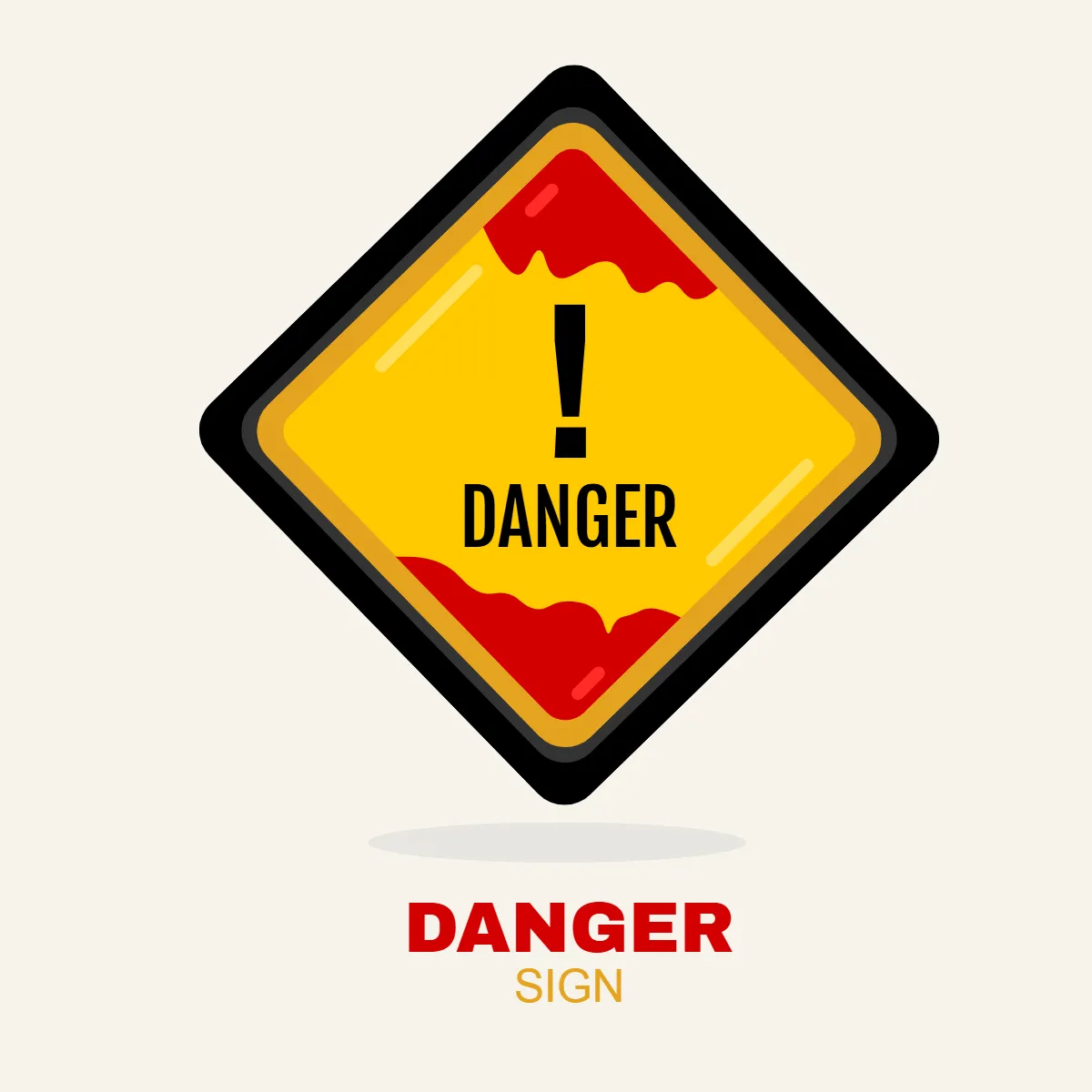 Free Bloodied Danger Signs Clip Art Template to Edit Online Free Bloodied Danger Signs Clip Art Template to Edit Online
